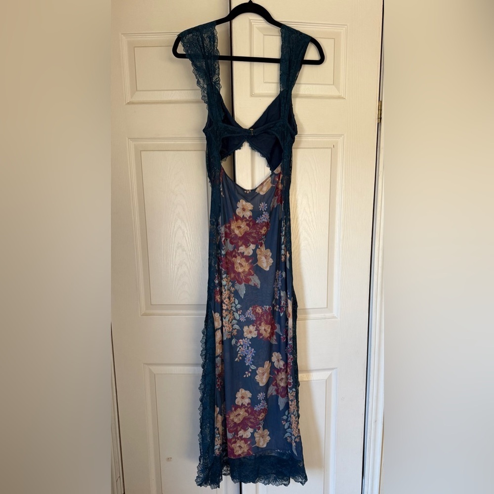 Free People Blue Floral Maxi Dress - Picture 4 of 6